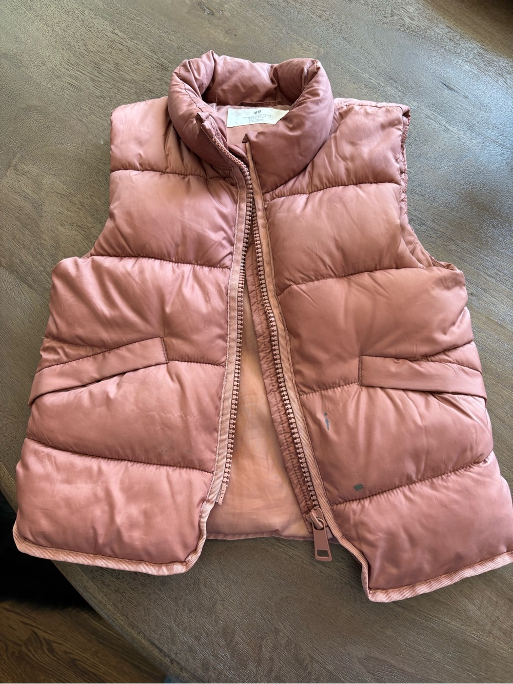 H & M Kids Puffer Vest - Rose Pink